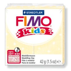 FIMO kids Modelliermasse, à cuire au four, jaune pearl clair