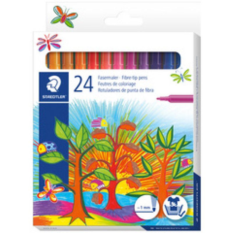 STAEDTLER Feutre de coloriage Noris, étui en carton 12