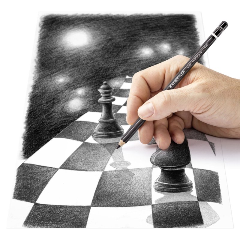 STAEDTLER Crayon Mars Lumograph black, degré de dureté: 4B