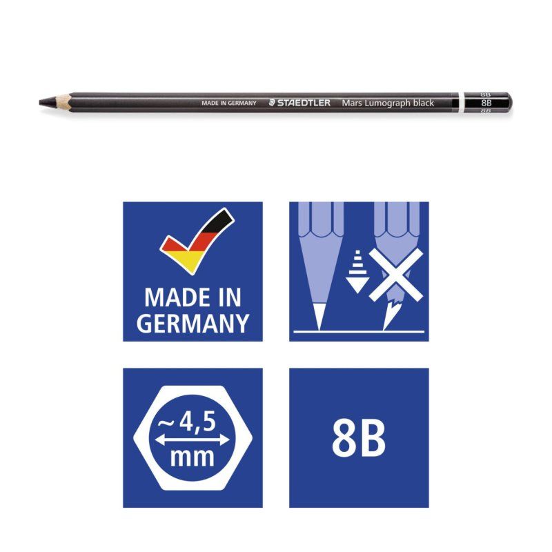 Staedtler Mars Lumograph black 100B 1 pc(s)