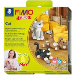FIMO kids Kit de modelage Form & Play "Cat", niveau 2