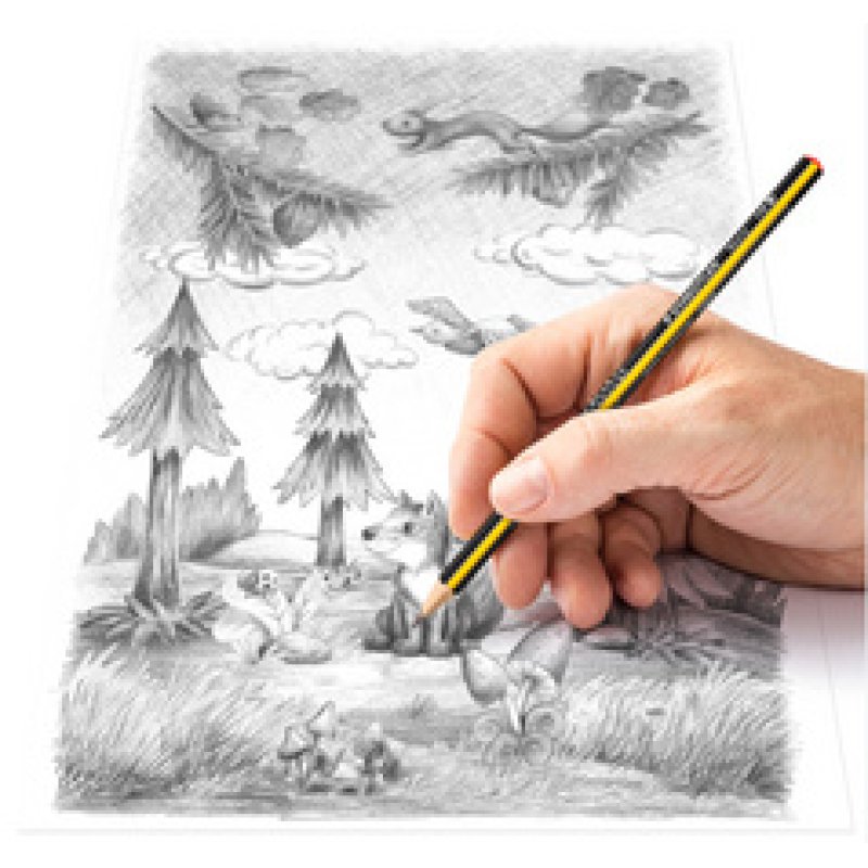 STAEDTLER Crayon graphite Noris, degré dureté: HB, pot de 72