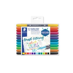 STAEDTLER Feutre calligraphie double pointe Design Journey