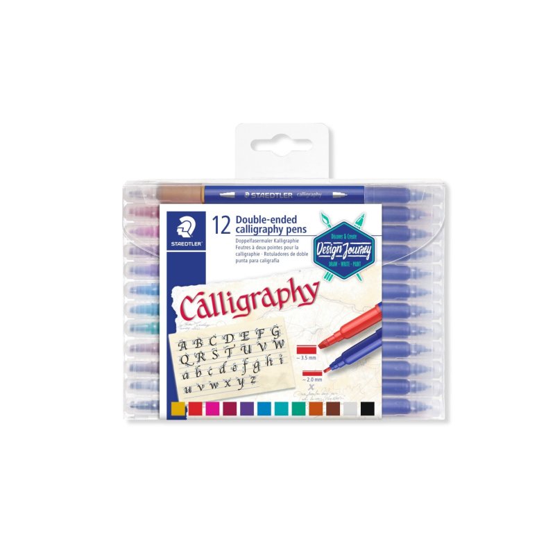 Staedtler 3005 stylo de calligraphie Multicolore 12 pièce(s)