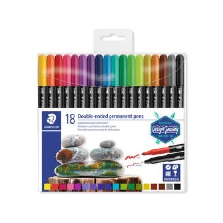 Staedtler 3187 marqueur indélébile Multicolore 18 pièce(s)