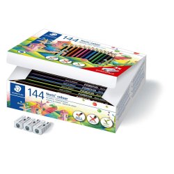 Staedtler Noris colour 185 Noir, Bleu, Marron, Vert, Bleu clair, Vert clair, Magenta, Mauve, Orange, Pêche, Rouge,