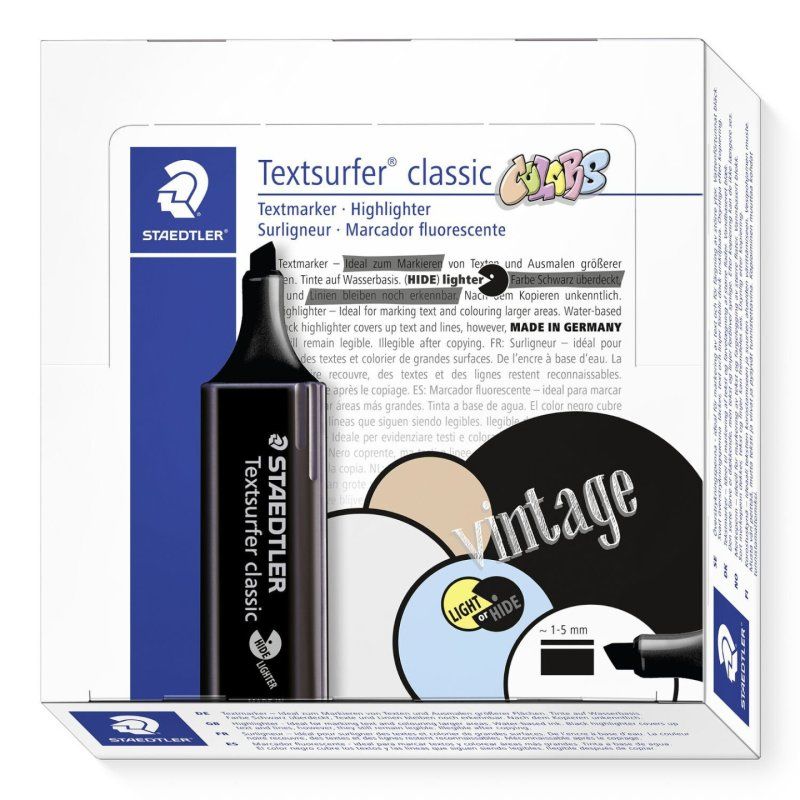 Staedtler Textsurfer classic 364 C marqueur 1 pièce(s) Noir
