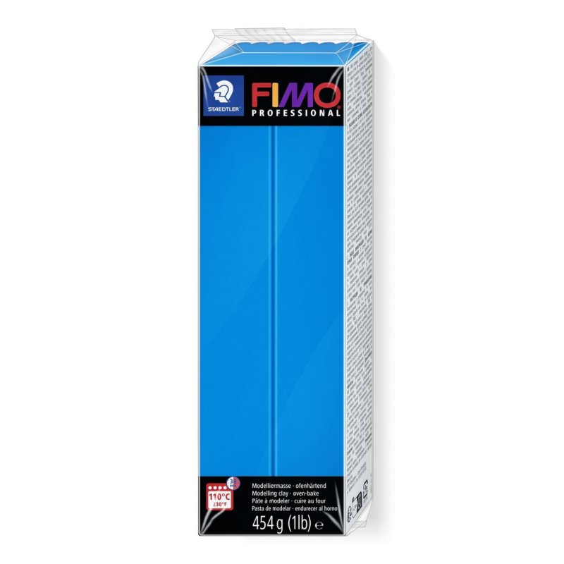 FIMO PROFESSIONAL Pâte à modeler, 454 g, bleu pur