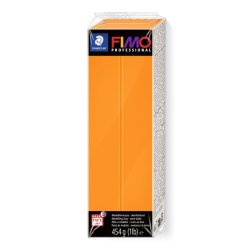 FIMO PROFESSIONAL Pâte à modeler, 454 g, orange