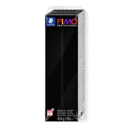 FIMO PROFESSIONAL Pâte à modeler, 454 g, noir