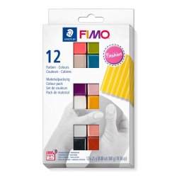 Staedtler FIMO 8023 C Modeling clay 300 g Black, Blue, Copper, Gold, Pearl, Pink, Rose, Silver, Taupe, Violet 12 pc(s)
