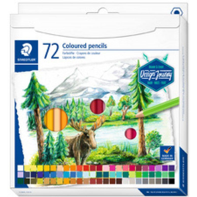 STAEDTLER Crayon couleur Design Journey, étui carton de 24