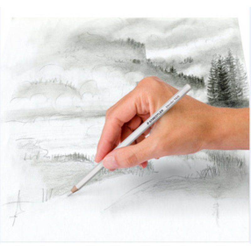 STAEDTLER Crayon mélangeur Design Journey, blanc, blister