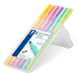 STAEDTLER Surligneur "triplus highlighter", étui de 6
