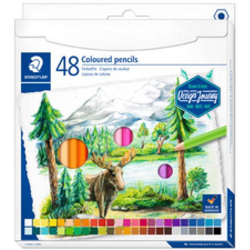 STAEDTLER Crayon couleur Design Journey, étui carton de 48