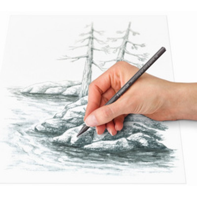 STAEDTLER Crayon graphite Mars Lumograph pure graphite