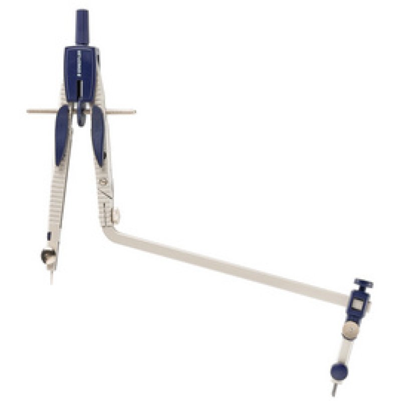 STAEDTLER Compas à réglage rapide 553 02, bouton mécanique
