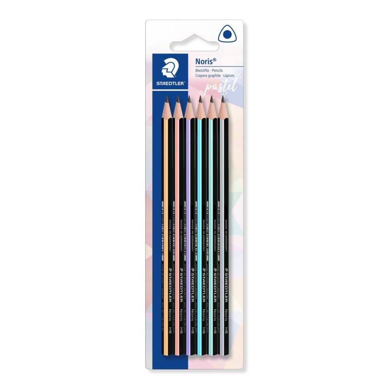 STAEDTLER Crayon Noris pastel, degré de dureté: HB, blister