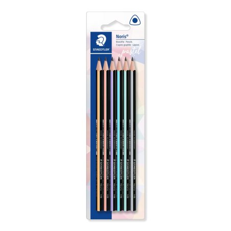 STAEDTLER Crayon Noris pastel, degré de dureté: HB, blister