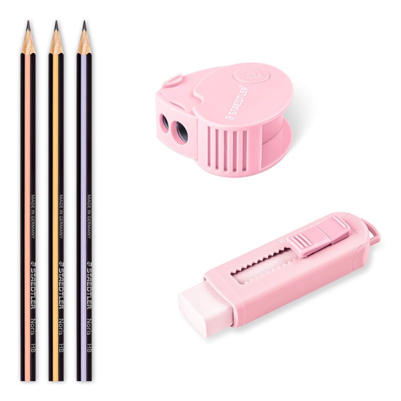 STAEDTLER Kit d'écriture Noris pastel, 5 pièces, blister