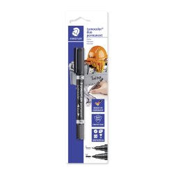 STAEDTLER Lumocolor Marqueur d'atelier duo permanent blister