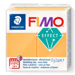 FIMO EFFECT Pâte à modeler, cuisson au four, orange fluo