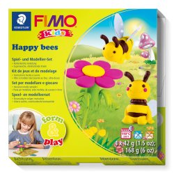 FIMO kids Kit de modelage Form & Play "Happy bees", niveau 3