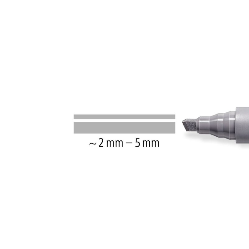 Staedtler Lumocolor flipchart marker 356 B marqueur 1 pièce(s) Gris