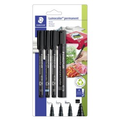 Staedtler Lumocolor 60 marker 4 pc(s)