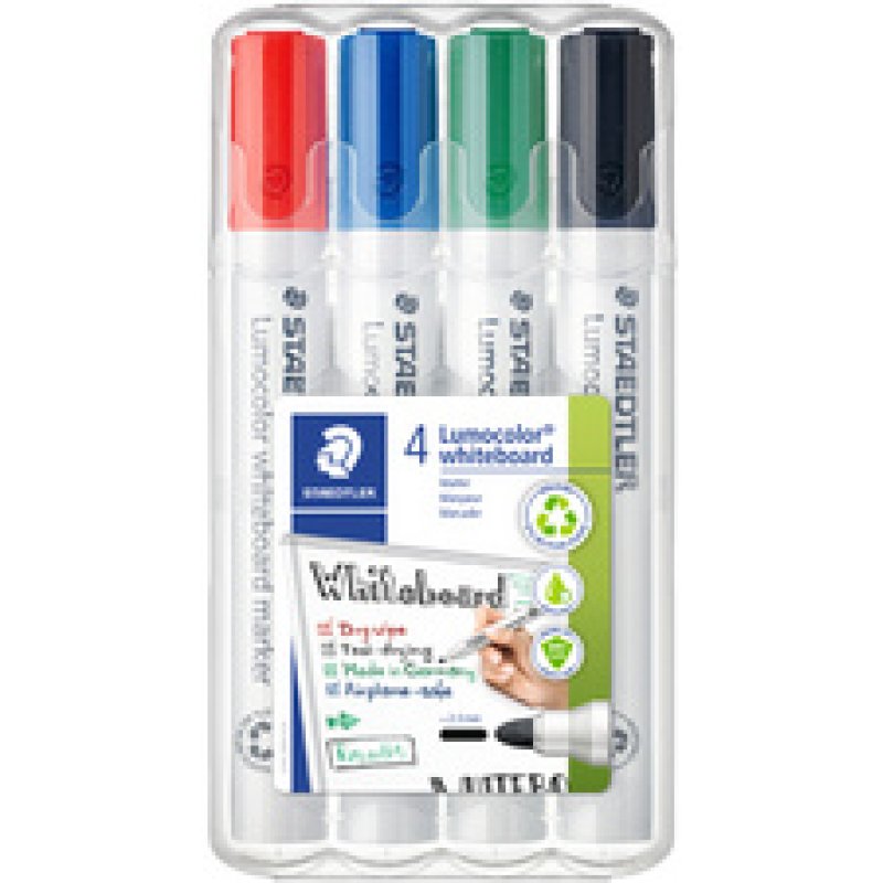 STAEDTLER Marqueur tableau blanc 351 Lumocolor, étui de 6