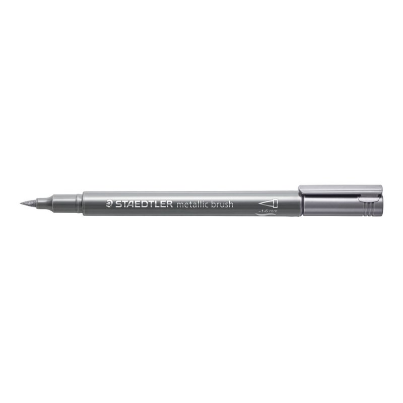 STAEDTLER Feutre pinceau métallisé, argent