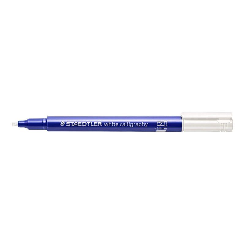 STAEDTLER Marqueur permanent metallic calligraphy, blanc