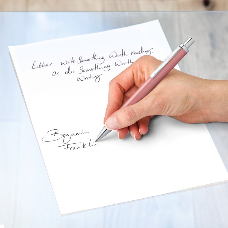 Staedtler 444 Bleu Stylo à bille rétractable avec clip Moyen 1 pièce(s)