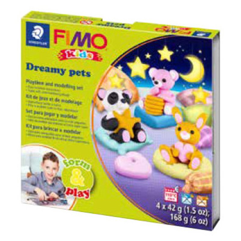 FIMO kids Kit de modelage Form & Play "Dreamy pets"
