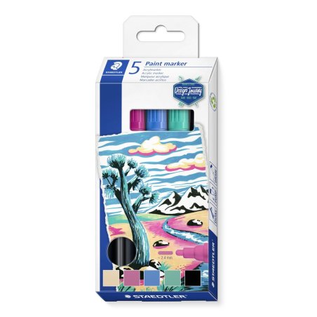 Staedtler Lumocolor paint marker 349 5 pc(s)