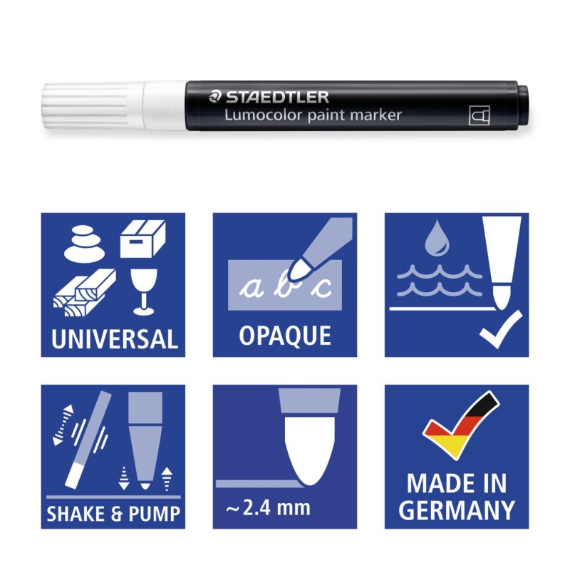 Staedtler Lumocolor paint marker 349 5 pc(s)