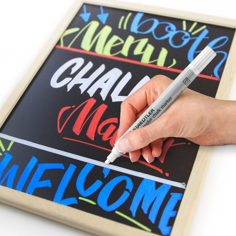 STAEDTLER Lumocolor Marqueur à la craie chalk marker, étui