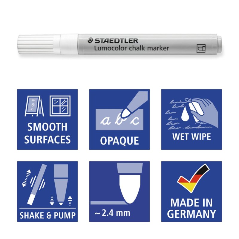 Staedtler Lumocolor chalk marker 344 1 pièce(s)
