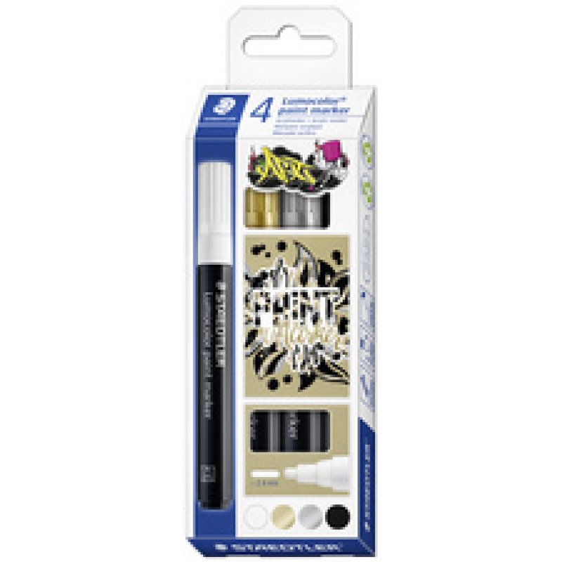 STAEDTLER Marqueur acrylique paint marker Lumocolor, étui
