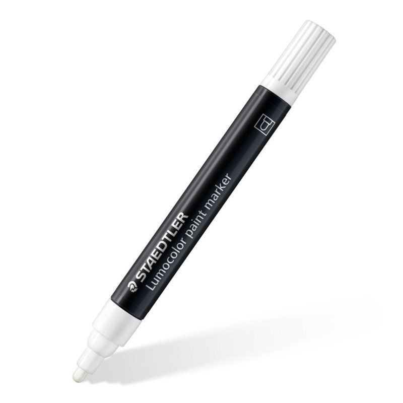 STAEDTLER Marqueur acrylique paint marker Lumocolor, blanc