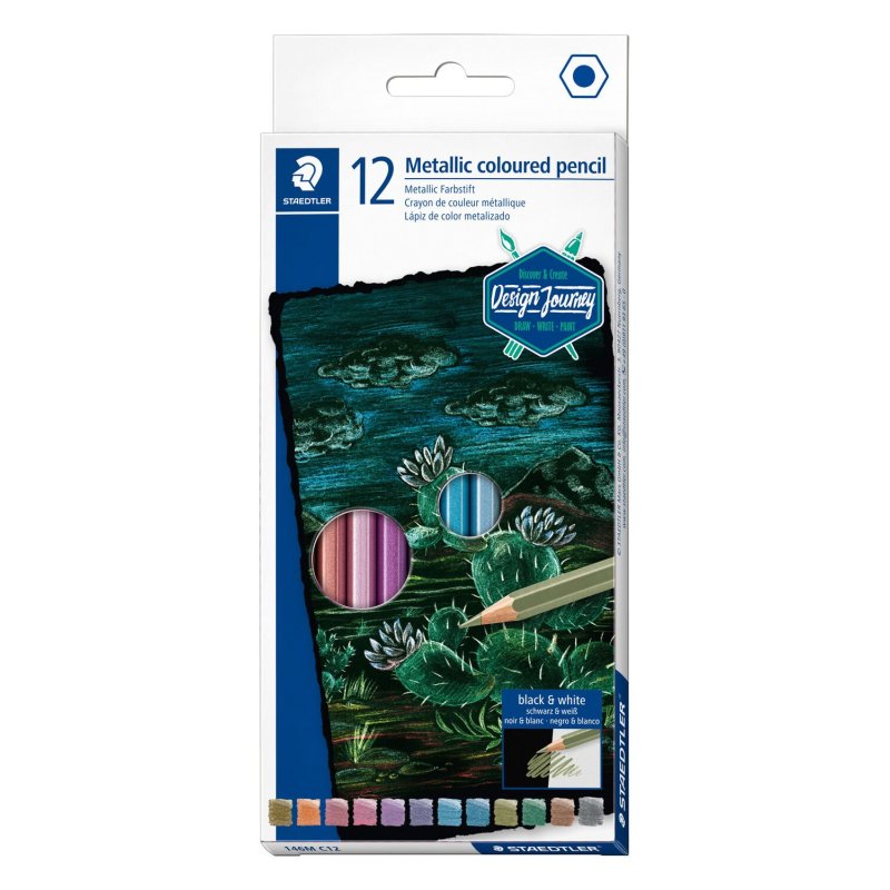 Staedtler Metallic Métallique, Multicolore 12 pièce(s)