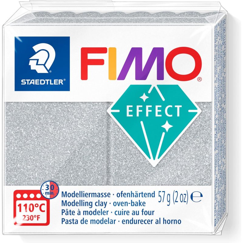 Staedtler FIMO 8010-812 composant pour poterie et modelage Pâte à modeler 57 g Argent 1 pièce(s)