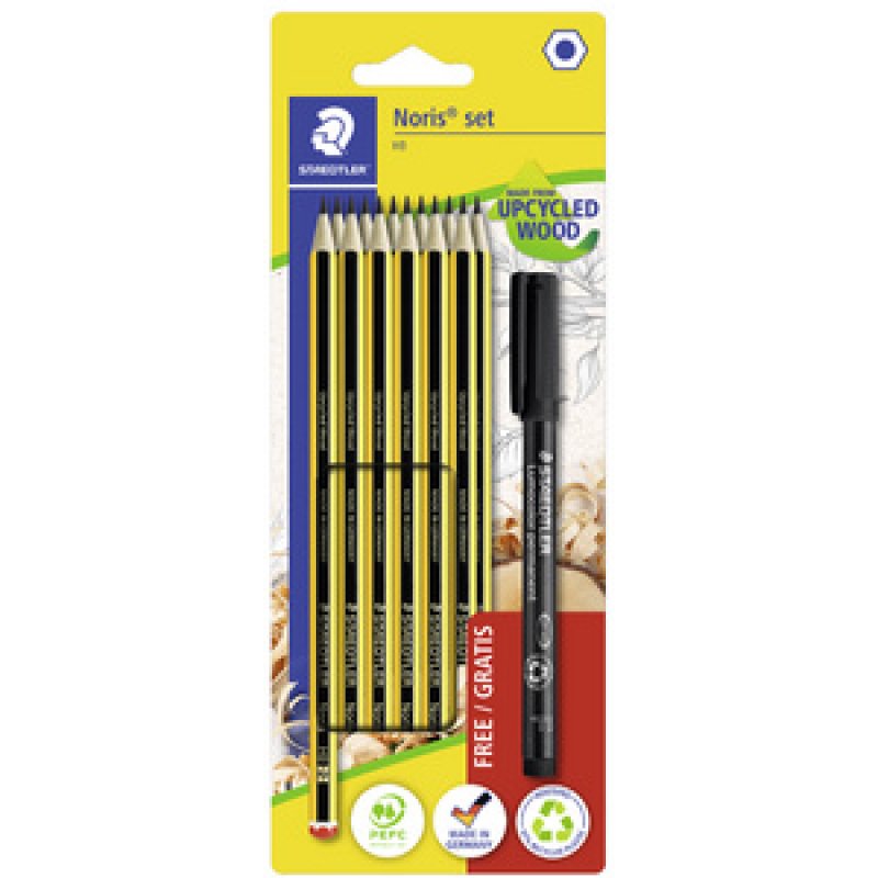STAEDTLER Kit crayon Noris gomme taille-crayon GRATUIT