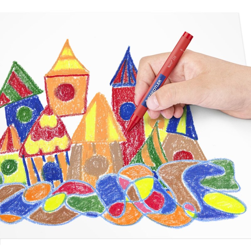 STAEDTLER Craie à la cire, étui carton de 12