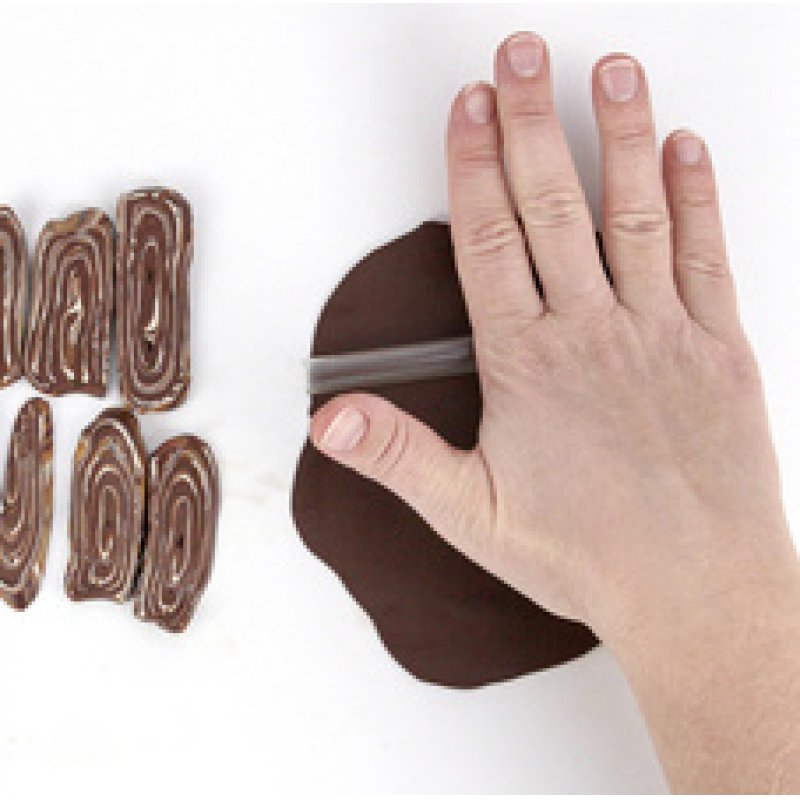 FIMO SOFT Kit de pâte à modeler Wood Design, à cuire au four