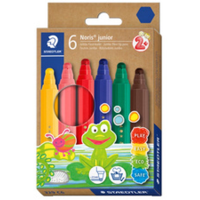 STAEDTLER Feutre Noris junior, étui carton de 6