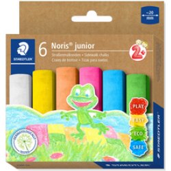 STAEDTLER Craie de trottoir Noris junior, carton de 6