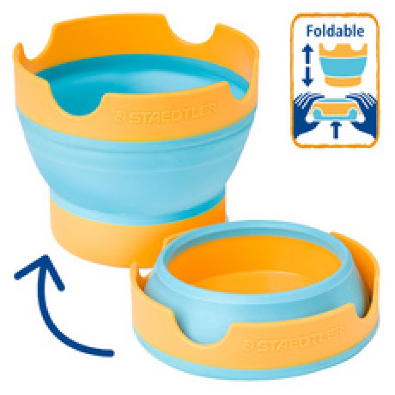 STAEDTLER Gobelet Noris junior, turquoise/jaune soleil