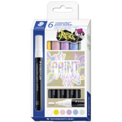 STAEDTLER Marqueur acrylique paint marker Lumocolor PASTEL