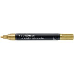 STAEDTLER Marqueur acrylique paint marker Lumocolor, or
